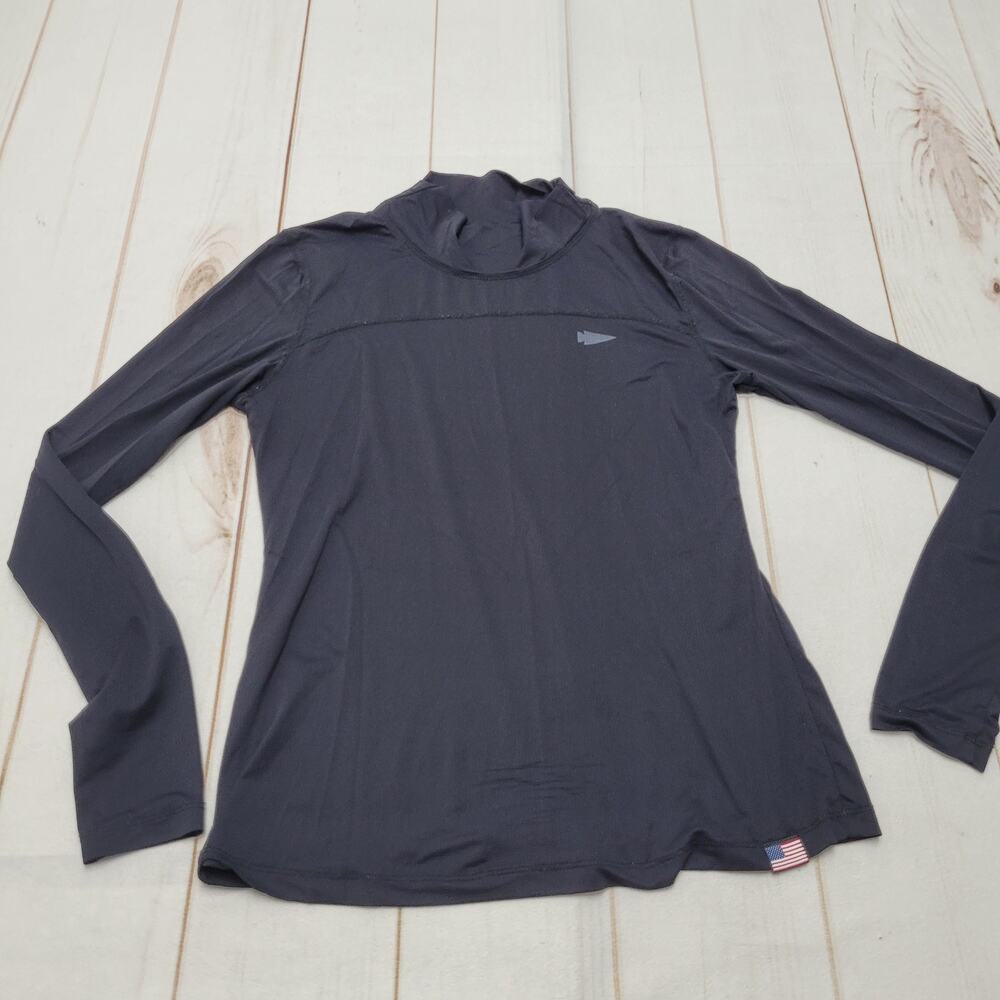 Goruck long sleeve tough mesh mock neck mesh top shirt small USA